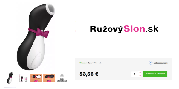 ruzovy slon satifyer pinguin